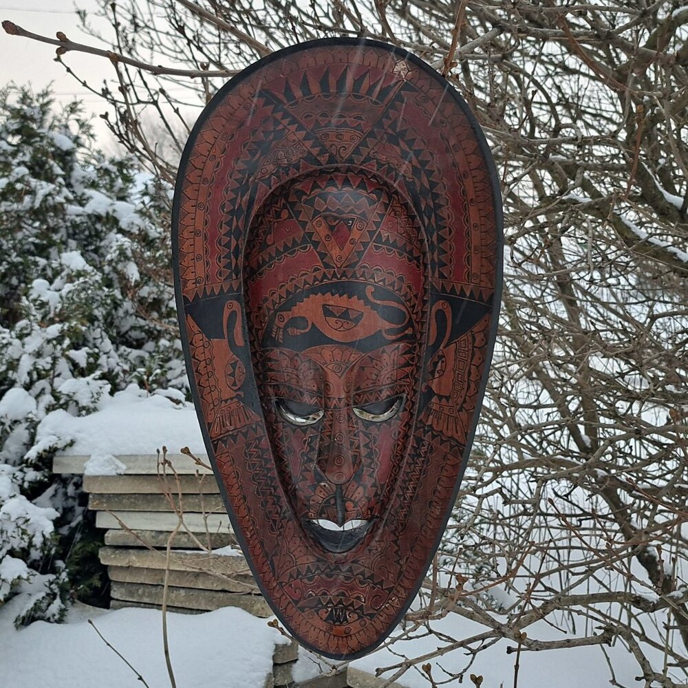 Indonesian Tribal Wall Mask